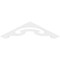 Ekena Millwork Pitch Northwest Architectural Grade PVC Gable Pediment, 36"W x 9"H x 1"P (6/12) GPP036X009X100NOR - alternate 2